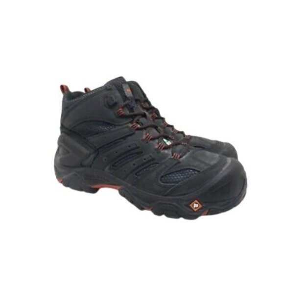 Merrell Men\'s Strongfield Mid Waterproof Comp Toe Work Boots J099383 Black 9.5M main image 5